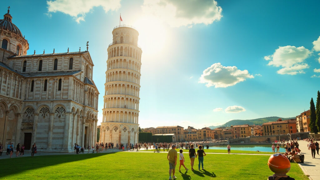 Combien demps verse visiter pise et professeur de ses trésors