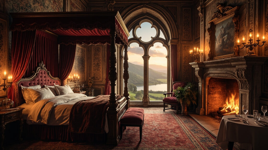 Emplacement dans un château couler un séJour d'Exception